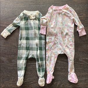 Burt Bees Zipper Sleeper 2 Pack